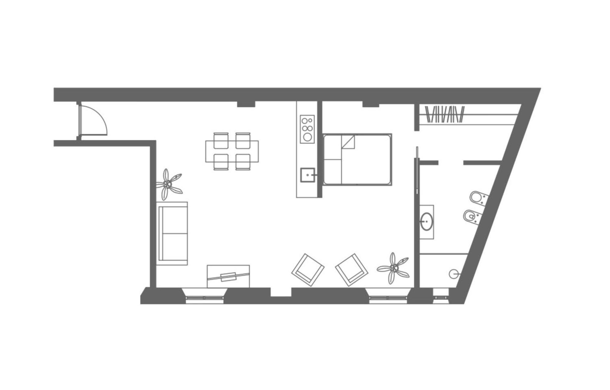 Brera Apartments In Porta Romana Milano Rom bilde